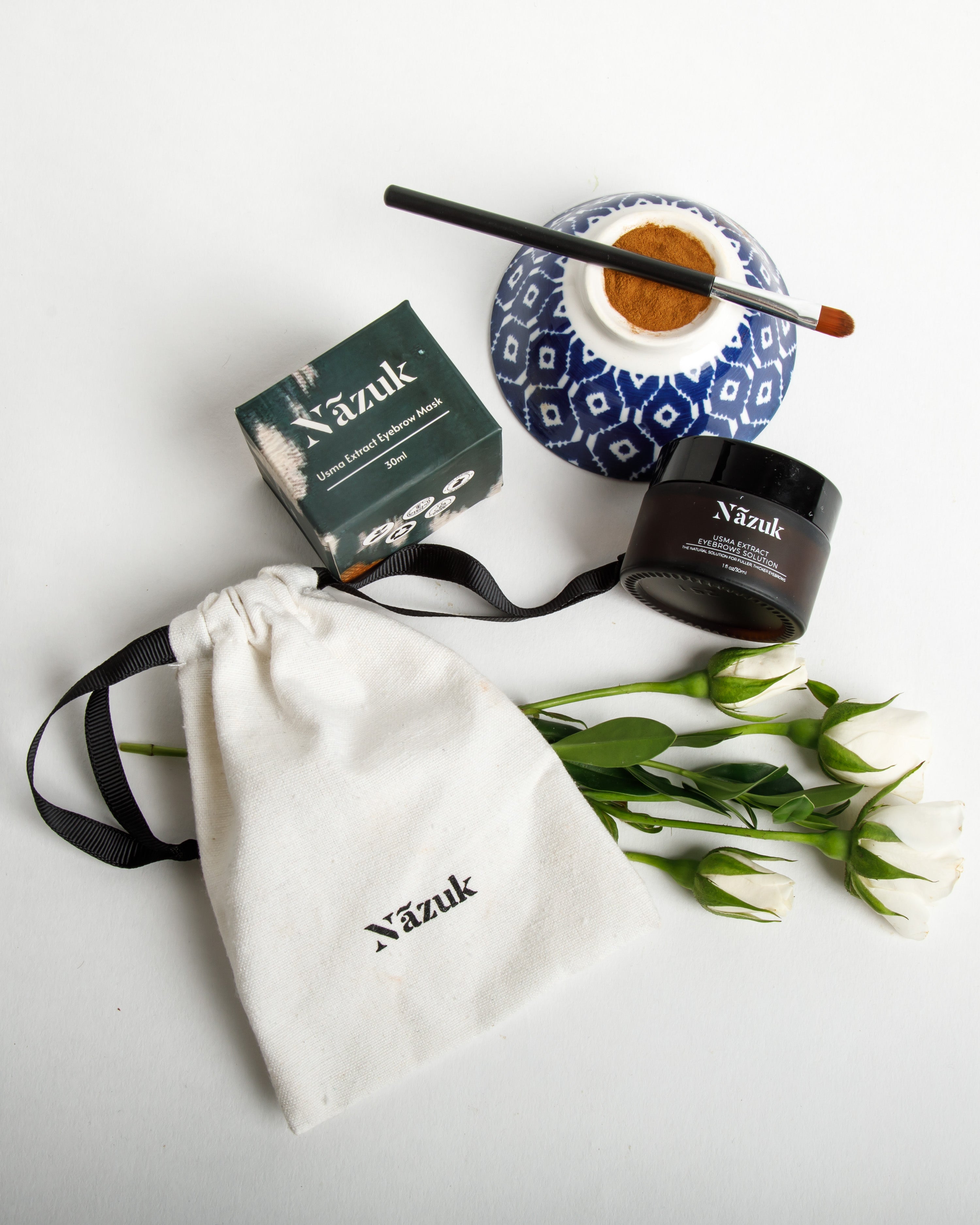 Usma Grass Eyebrow Mask - natural brow regrowth treatment for sparse brows