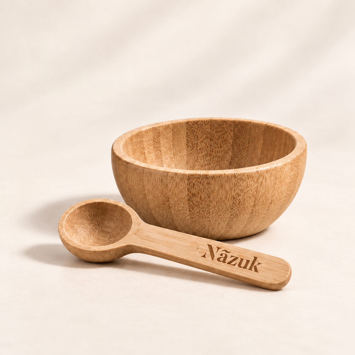 Bamboo Mixing Bowl &amp; Spoon
